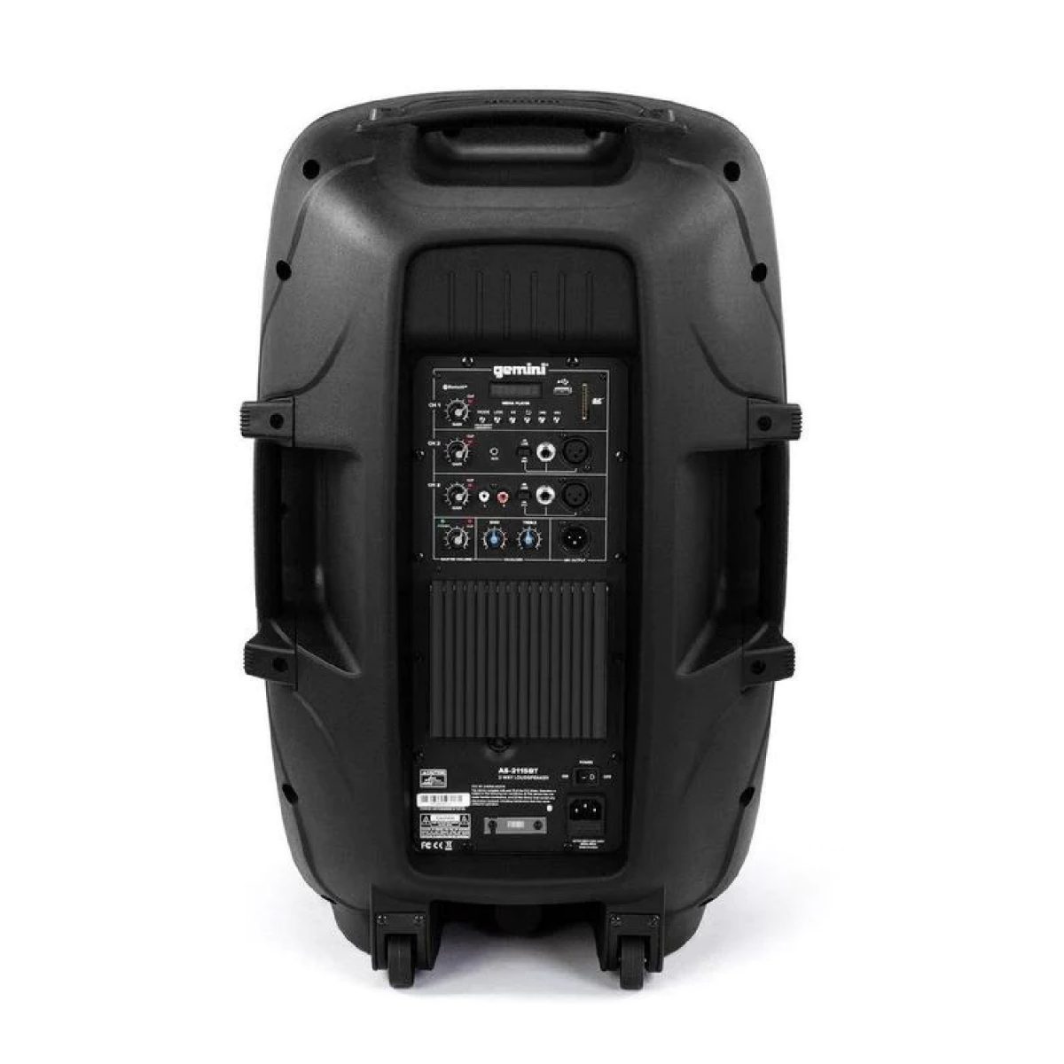 Gemini - AS-2112BT - 1500 Watt Active 12” Bluetooth® Loudspeaker Back