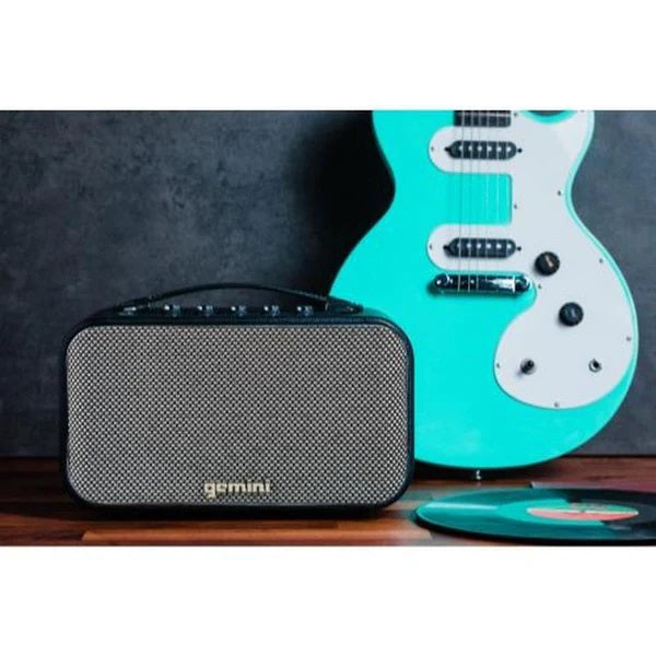 Gemini GTR-300: Bluetooth Stereo Speaker & Guitar Amp retro