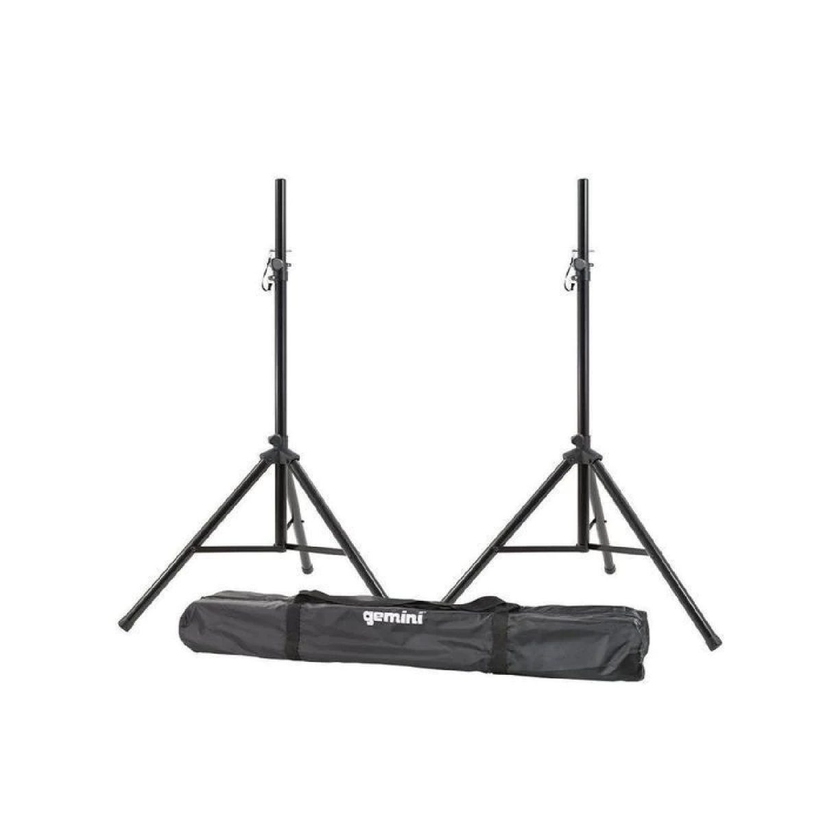 Gemini - ST-PACK - 2 Tripod speaker stands with carry bag