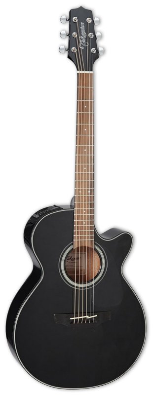 Takamine - FXC Cutaway Acoustic-Electric Guitar, Black #GF30CE-BLK