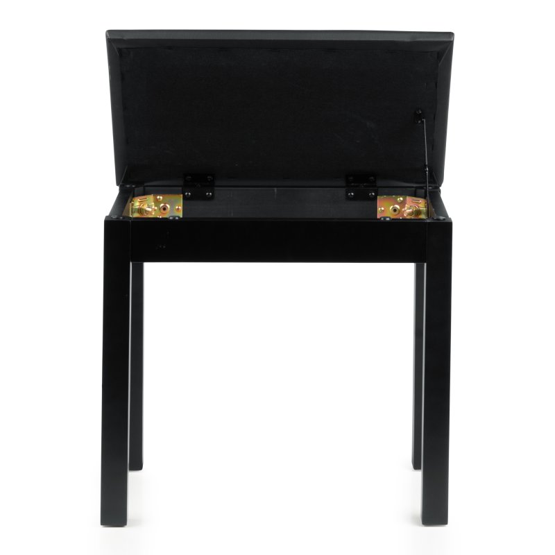 Gator - Deluxe Wooden Wooden Piano Bench, Black #GFW-KEYBENCH-WDBKS