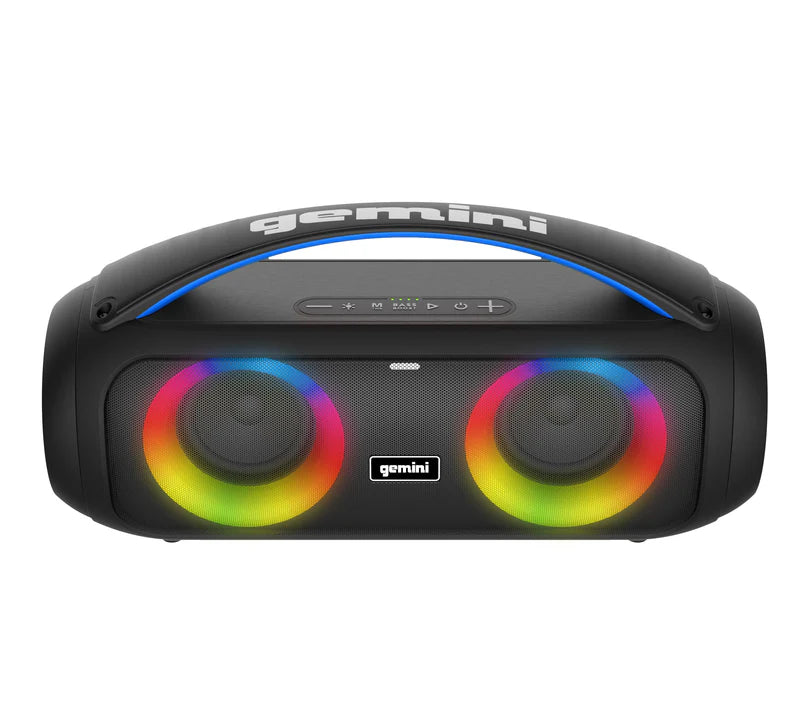 Gemini - IPX5 Portable Bluetooth Speaker: Splashproof & Sound-Perfect #GGO-230L