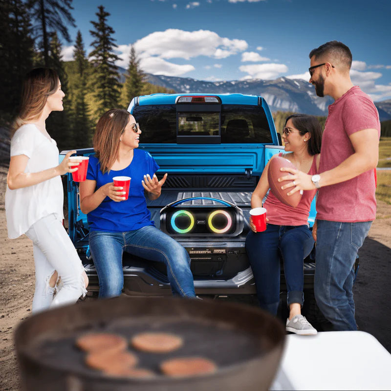 Gemini - IPX5 Portable Bluetooth Speaker: Splashproof & Sound-Perfect #GGO-230L