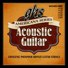 GHS - GHS GHS-S425 Americana Series Acoustic - Phosphor Bronze, Light Strings, 012-054 #GHS-S425