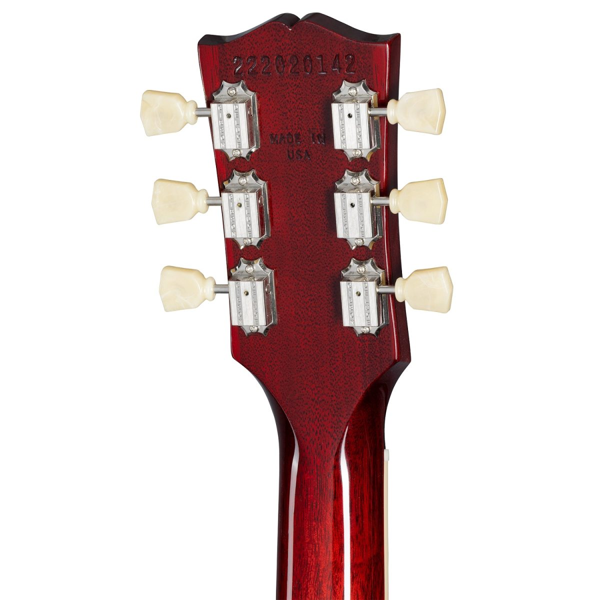 Gibson - Les Paul 70s Deluxe Wine Red Head Back