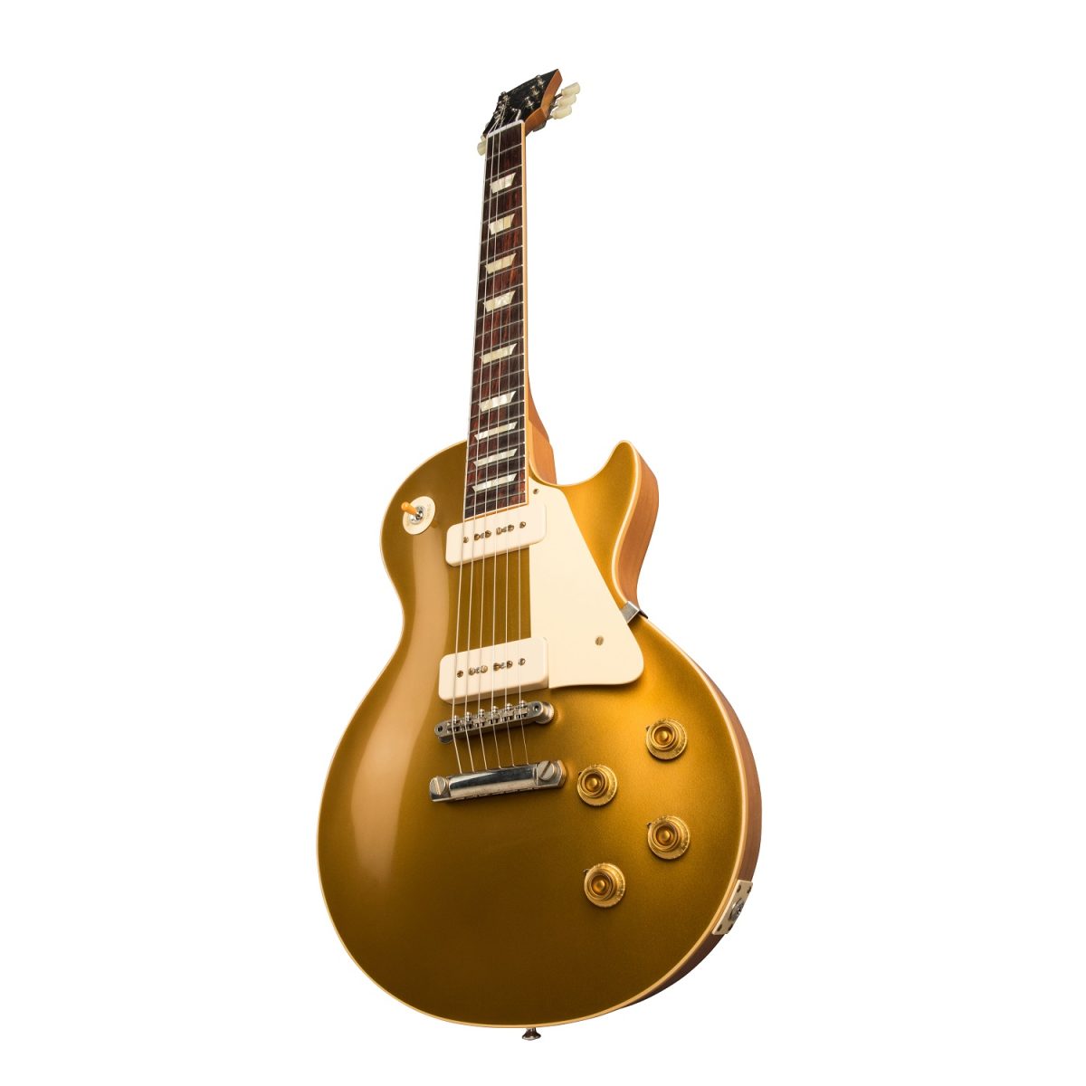 Gibson - 1956 Les Paul Goldtop Reissue - Double Gold Angle