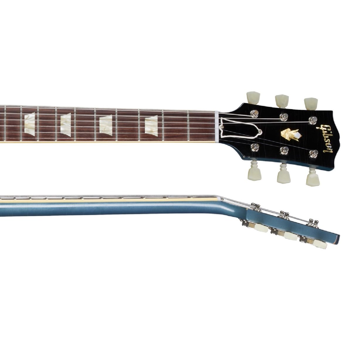 Gibson - Murphy Lab U.L.A '64 SG Standard w/Maestro - Pelham Blue - SGSR64ULPBN Neck