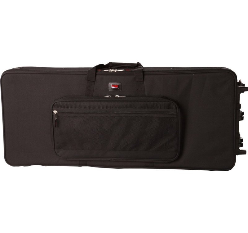 Gator - Lightweight Case w/ Wheels for Slim, Extra-Long 88 Note Keyboards #GK-88-SLXL