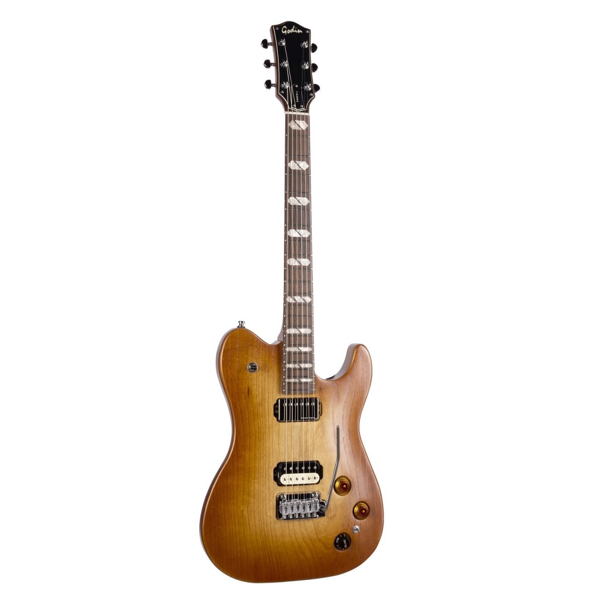 Godin - Radium-X Rustic Burst Side