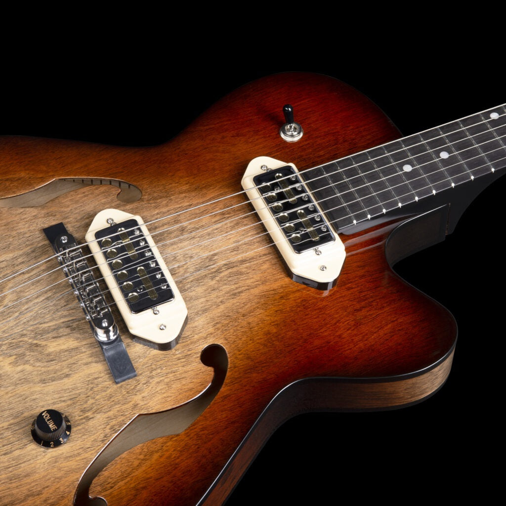 Godin - 5th Avenue Thin Line Vintage Burst High Gloss Gold Foil #052844