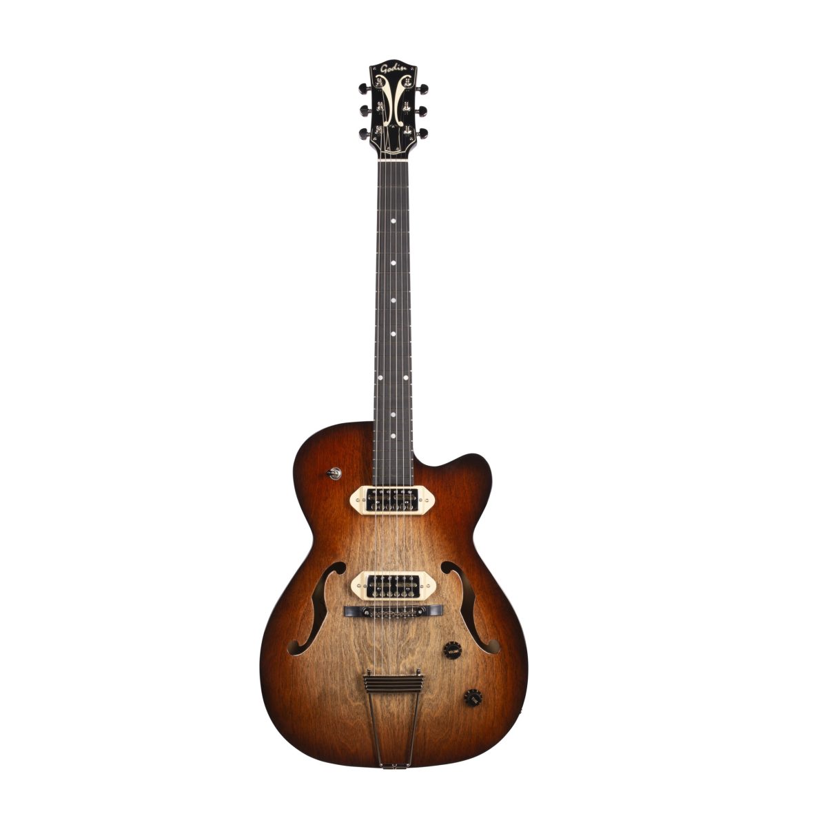 Godin - 5th Avenue Thin Line Vintage Burst High Gloss Gold Foil #052844