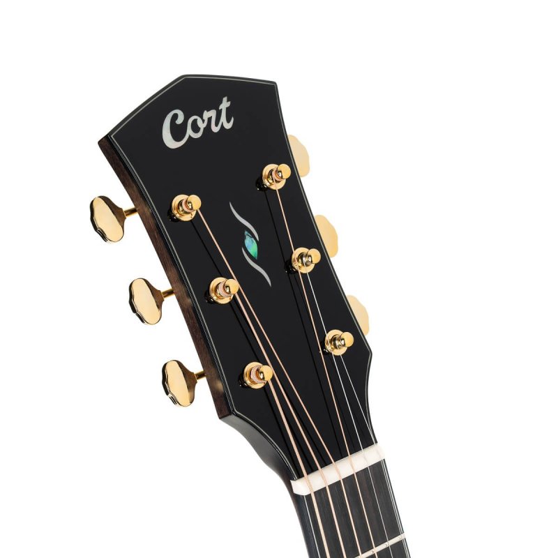 Cort - Gold Series MC6 Ovangkol Acoustic/Electric Cutaway - Natural Gloss #GOLD-MC6-OVANGKOL-NAT