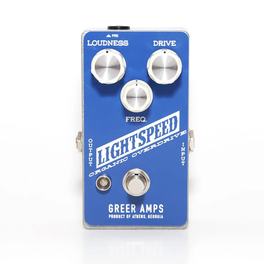 Greer Amps - Lightspeed Organic Overdrive Pedal - Blue