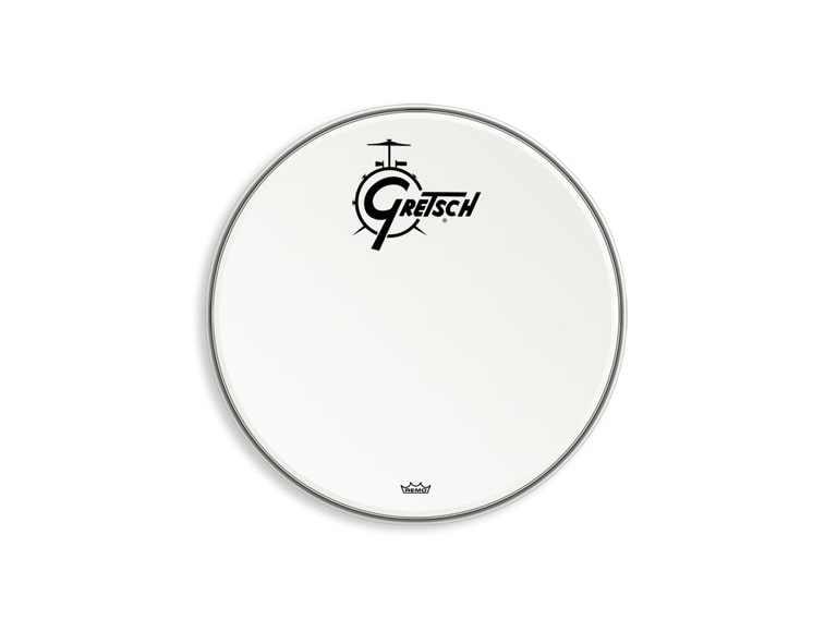 Gretsch - 20" White Center Logo Bass Drum Head #GRDHCW20