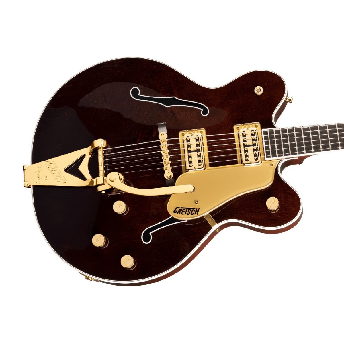 Gretsch - G6122TG Players Edition Country Gentleman Hollow Body with String-Thru Bigsby and Gold Hardware - Walnut Stain Body