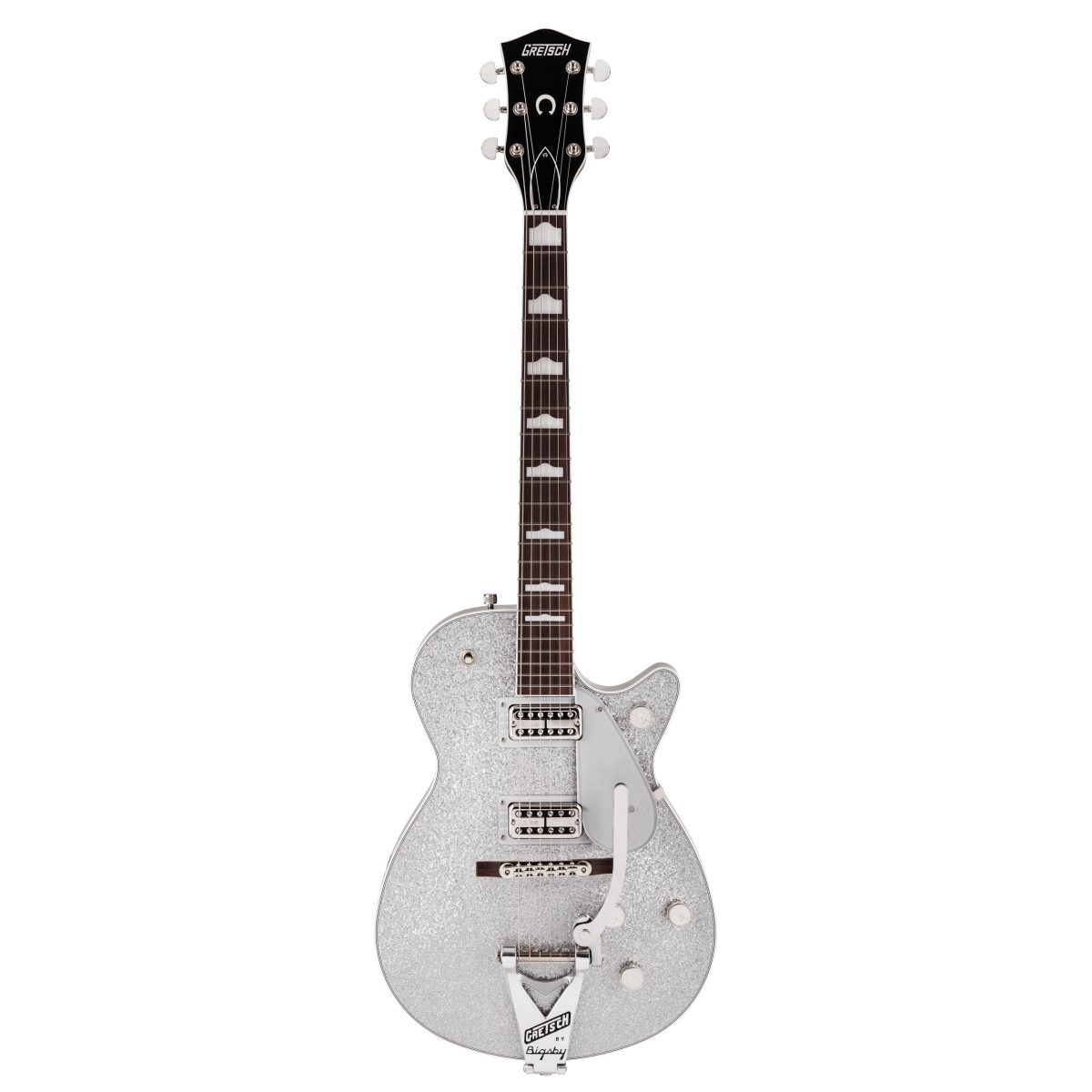 Gretsch - G6129T-89 Vintage Select '89 Sparkle Jet with Bigsby - Silver Sparkle #2401814817