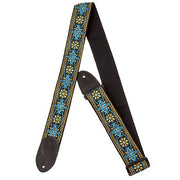 Gretsch - G Brand Blue/Orange with Black Ends Guitar Strap #9220060104