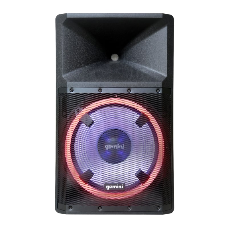 Gemini - High Power Bluetooth Party Speaker With Party Lights, Microphone, And Speaker Stand #GSP-L2200PK