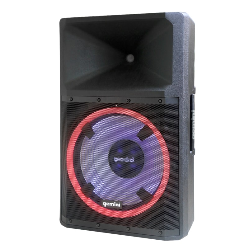 Gemini - High Power Bluetooth Party Speaker With Party Lights, Microphone, And Speaker Stand #GSP-L2200PK