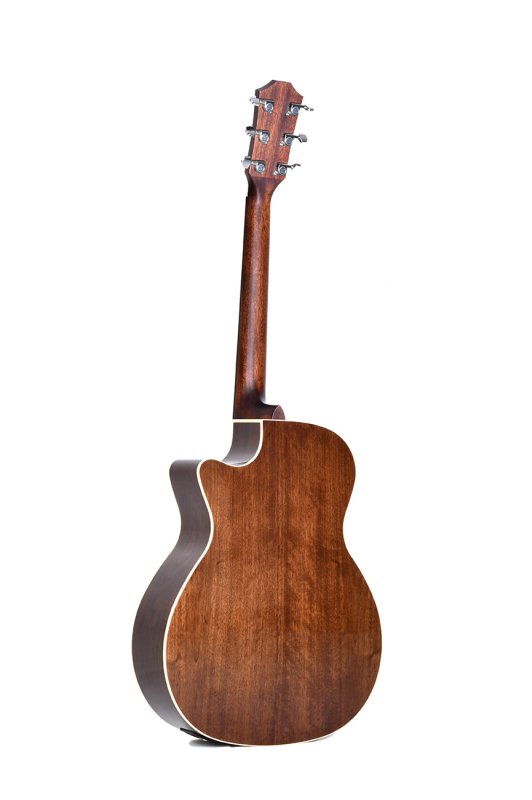 Sigma - Limited Edition Grand OM Cutaway Acoustic-Electric Guitar, Dark Stain Gloss #GWCE-2-BKW