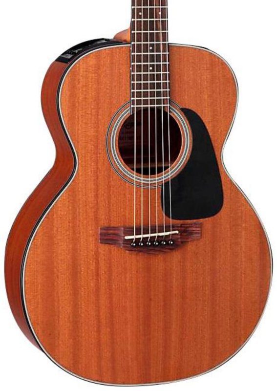 Takamine - Taka-mini Mahogany 3/4 Acoustic-Electric Guitar with Gig Bag, Natural #GX11ME-NS