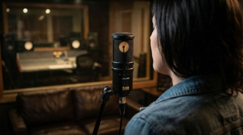 CAD Audio - Large Diaphragm Side-Address Studio Condenser Microphone #GXL4000