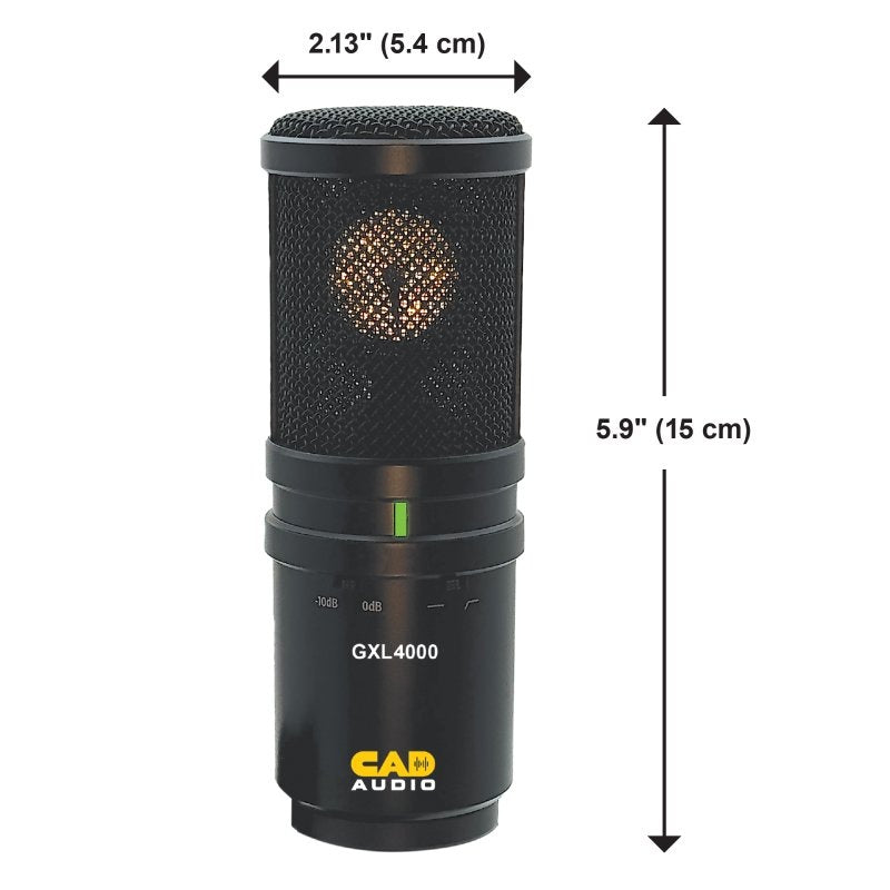 CAD Audio - Large Diaphragm Side-Address Studio Condenser Microphone #GXL4000