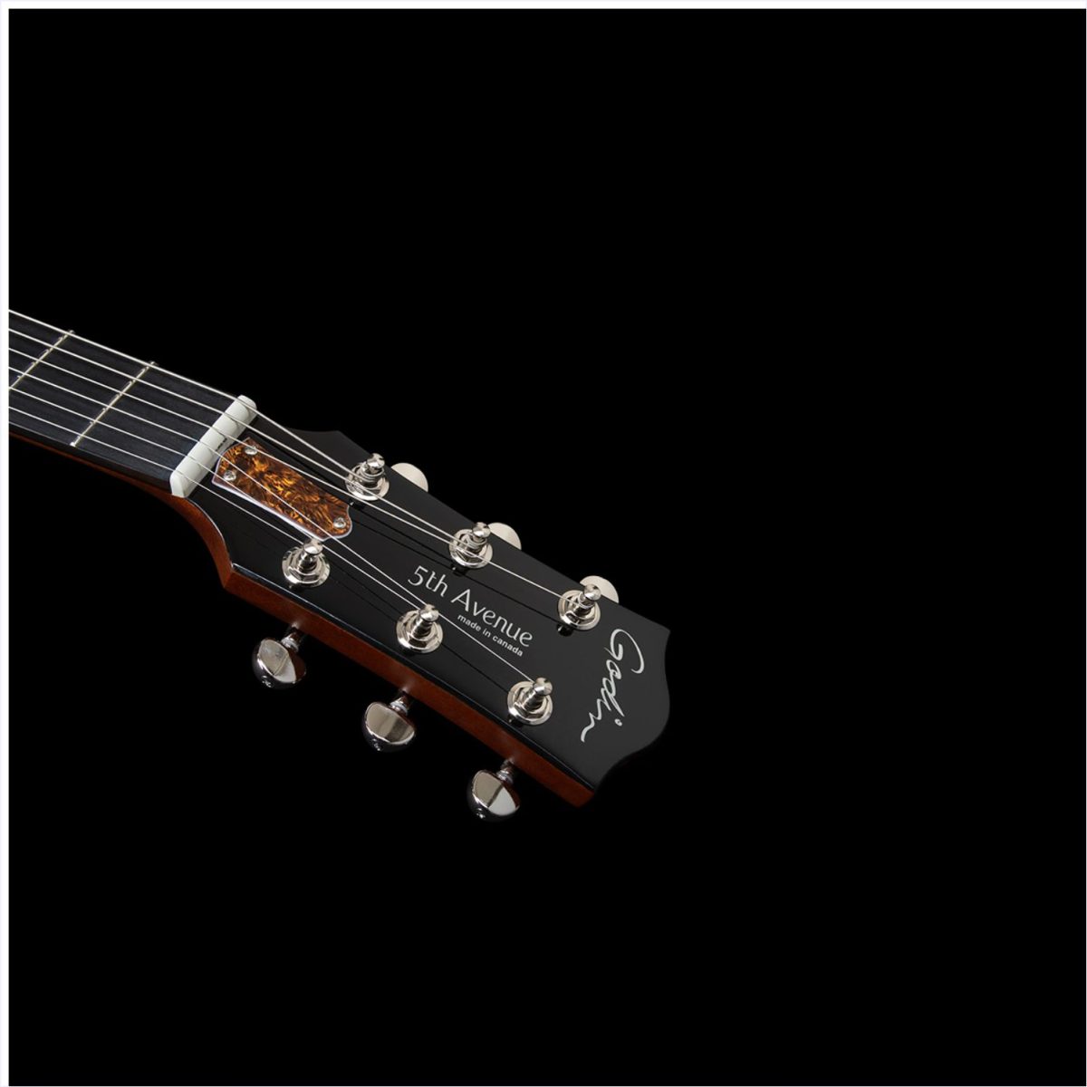 Godin - 5th Ave Uptown Custom - Havana Brown-head