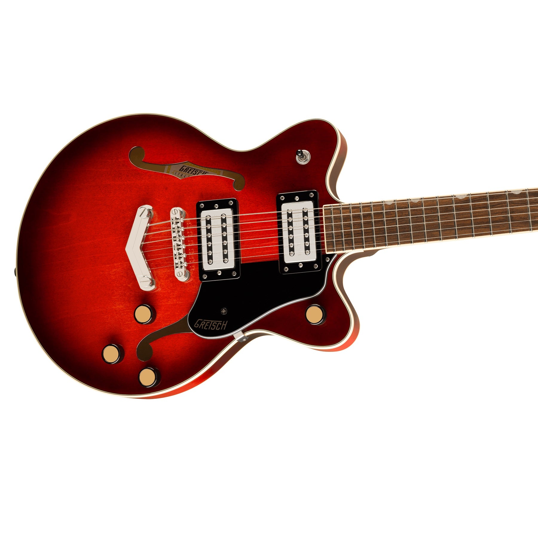 Gretsch - G2655 Streamliner Center Block Jr. Double-Cut - Claret Burst #2817100561