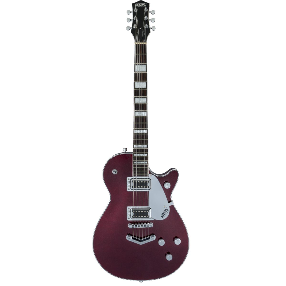 Gretsch - G5220 Electromatic Jet BT Single-Cut with ''V'' Stoptail - Black Walnut Fingerboard - Dark Cherry Metallic
