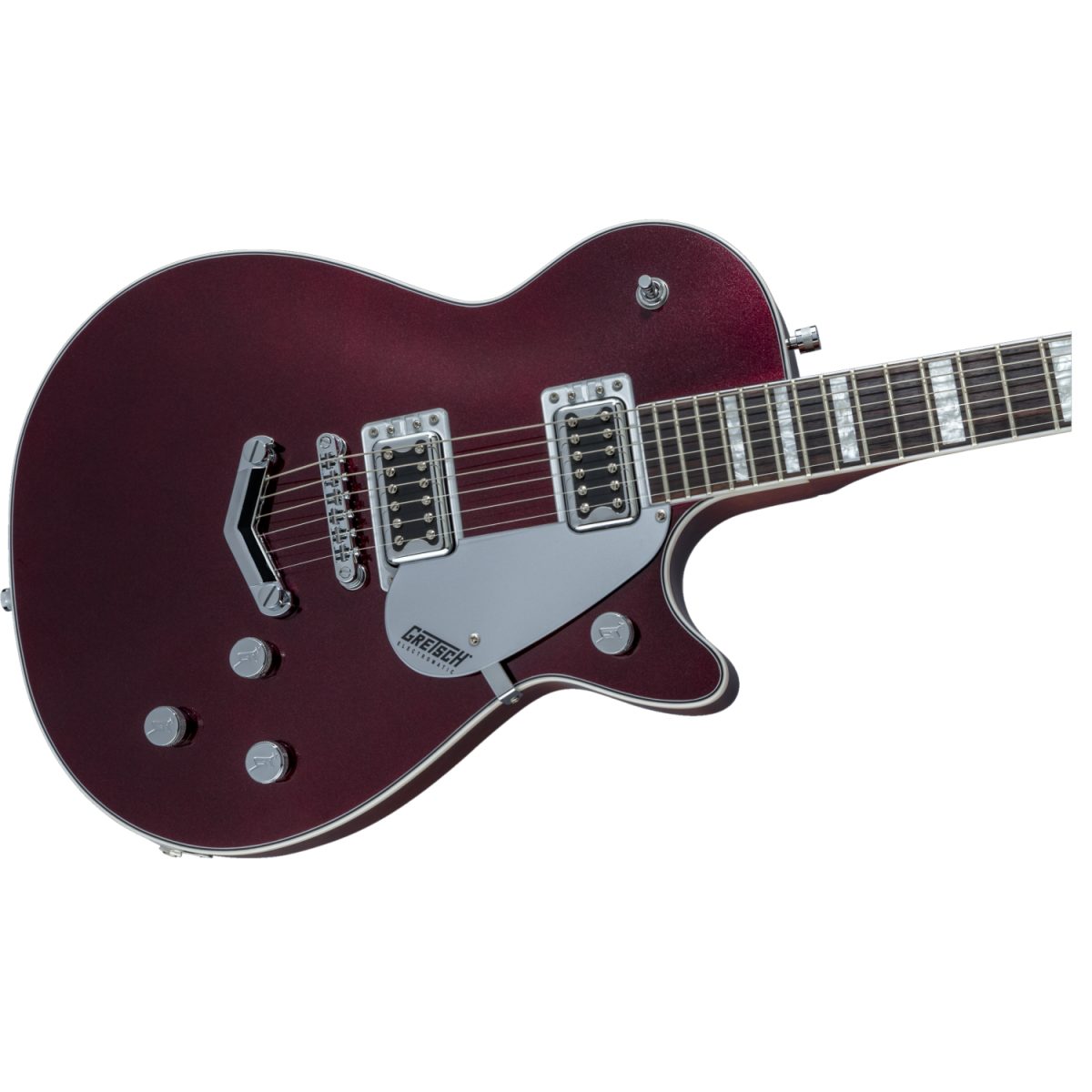 Gretsch - G5220 Electromatic Jet BT Single-Cut with ''V'' Stoptail - Black Walnut Fingerboard - Dark Cherry Metallic-front2