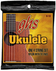 GHS - Hawaiian Ukulele Black Nylon Strings #H-10