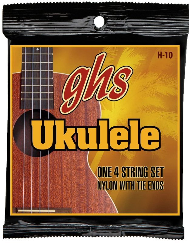 GHS - Hawaiian Ukulele Black Nylon Strings #H-10