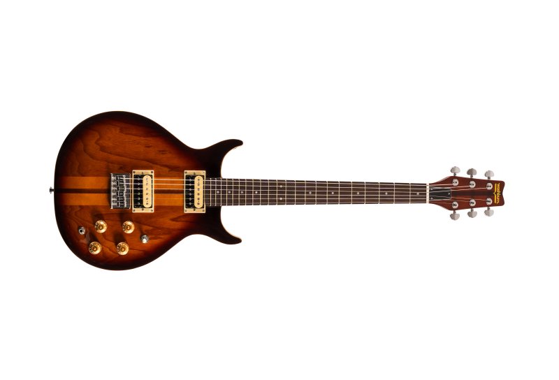 Washburn - Hawk Neck-Through Electric Guitar, Tobacco Sunburst #H10TS