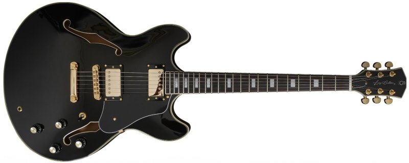 Sire - Larry Carlton H7 Left-Handed Electric Guitar, Black #H7-BK-LH