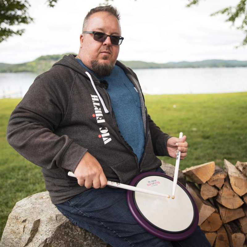 Vic Firth - Heavy Hitter™ Slimpad With Rim #HHPSLR