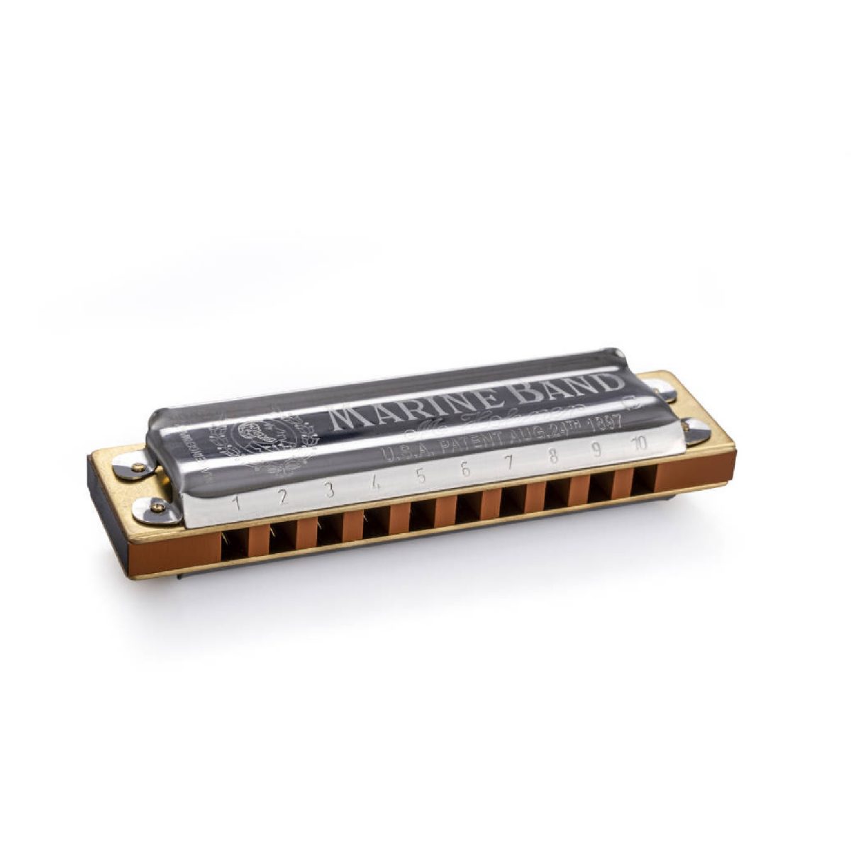 Hohner - M202101X - 125th Anniversary Edition Marine Band 1896 Key of C Harmonica