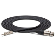 Hosa - 15' Microphone Cable Neutrik XLR3F to Hosa 3.5 mm TRS