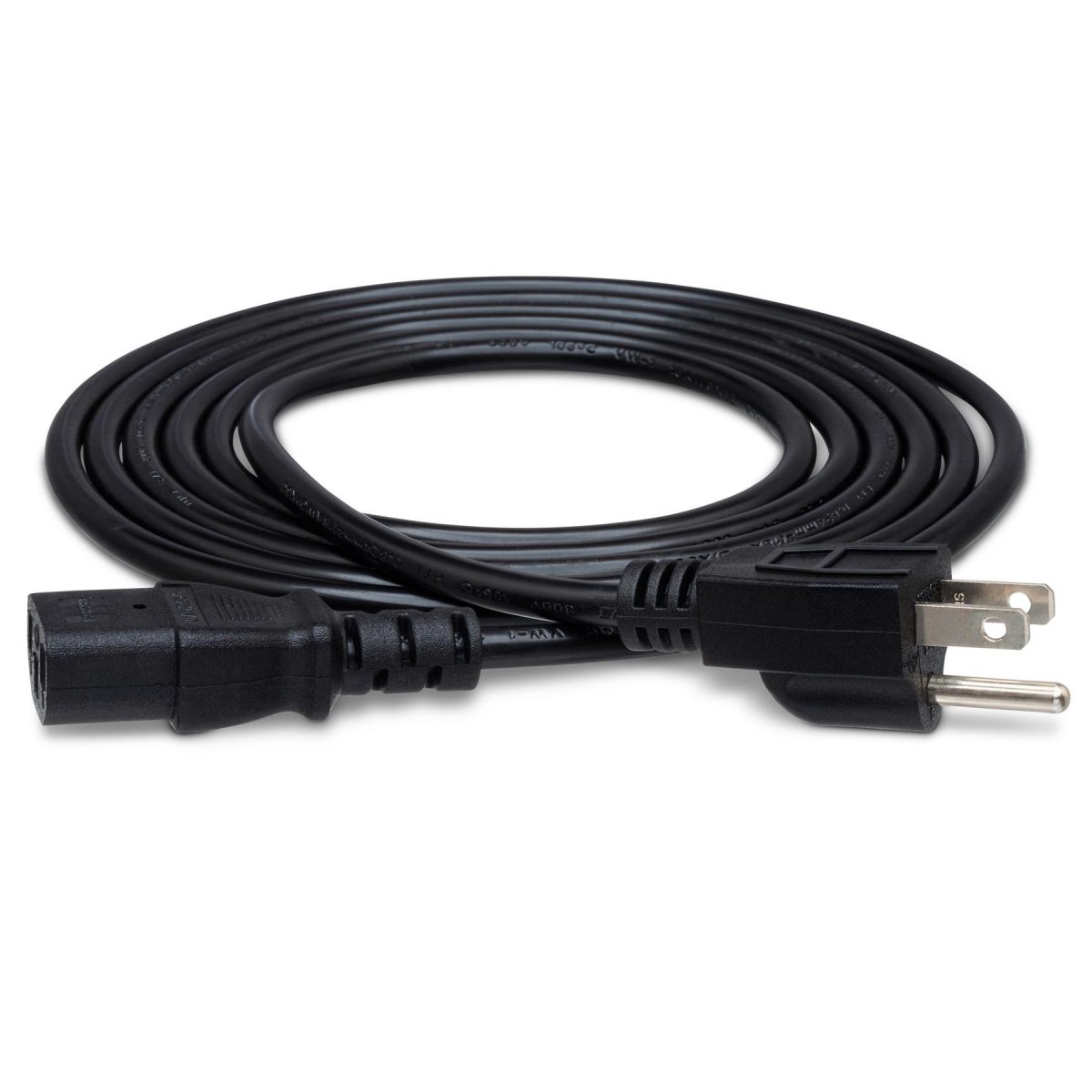 Hosa - 3' Power Cord IEC C13 to NEMA 5-15P - 18 AWG #PWC-143