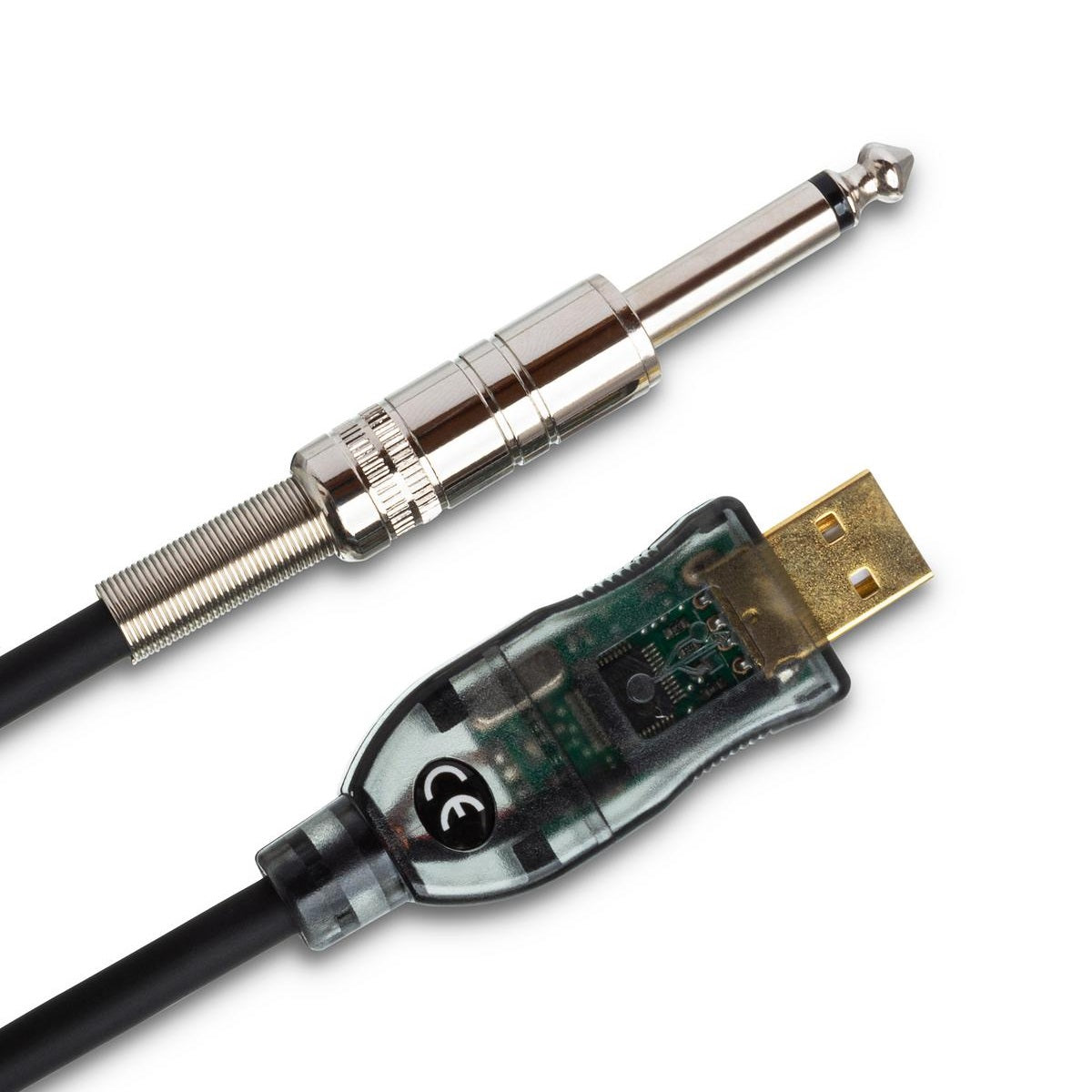 Hosa - USQ-110 10' TRACKLINK USB Interface 1/4 TS to USB Type A