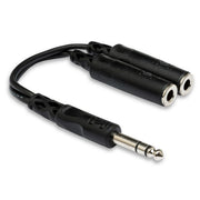 Hosa - YPP-118 Y Cable 1/4 TRS to Dual 1/4 TRSF