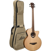 LAG Guitars - LAG HyVibe H2 HV10BCE Jumbo Acoustic Bass Cutaway Satin with Gigbag #HV10BCE
