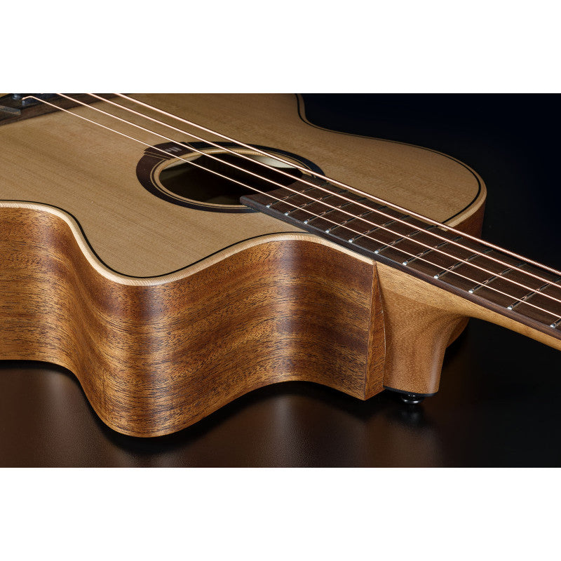 LAG Guitars - LAG HyVibe H2 HV10BCE Jumbo Acoustic Bass Cutaway Satin with Gigbag #HV10BCE
