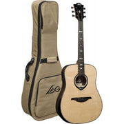LAG Guitars - LAG HyVibe H2 HV50DE Dreadnought Smart Guitar Bevel Gloss with Gigbag #HV50DE