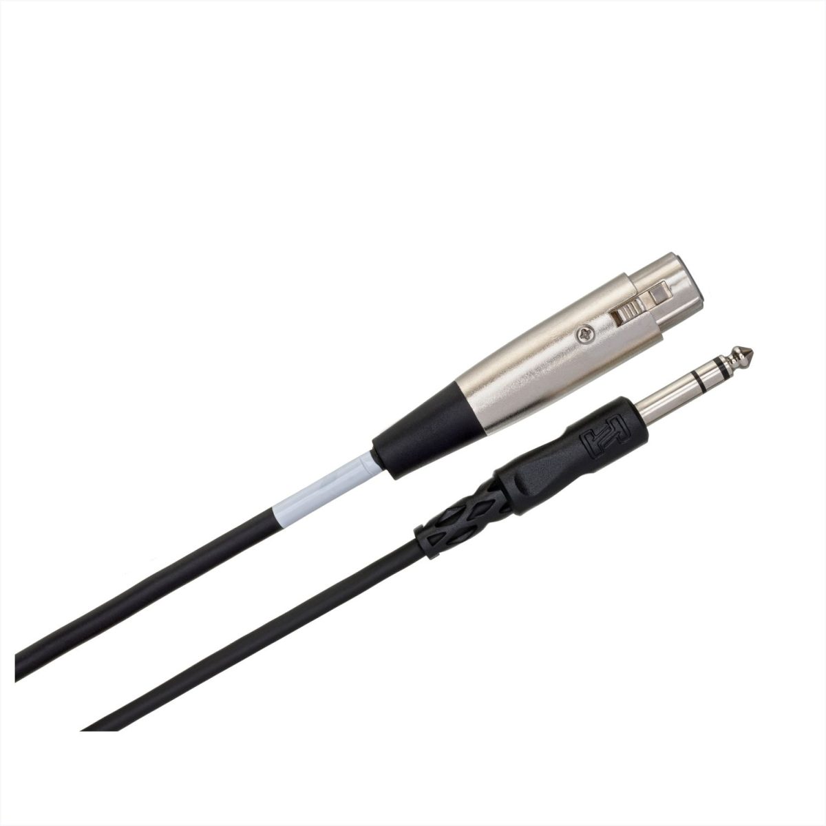 Hosa - Balanced Interconnect cable XLR3F to 1_4 in TRS - 5'r-side