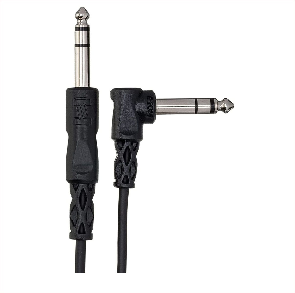 Hosa - Cable TRS to TRS -Right angle - 3 Ft-jacks