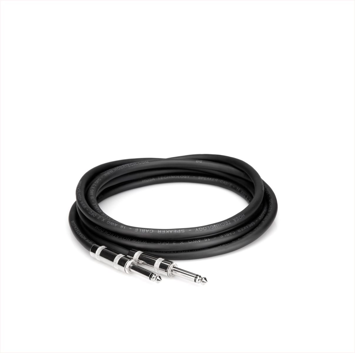 Hosa - Speaker Cable Hosa 1_4 in TS to Same - 3ft