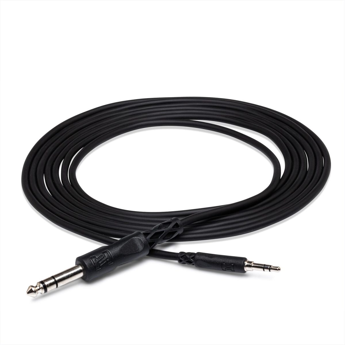 Hosa - Stereo Interconnect 3.5 mm TRS (M) to 1_4'' TRS - 5 foot