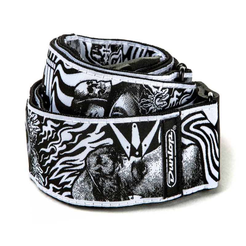Dunlop - ILOVEDUST Strap Skull Black/White #ILD04