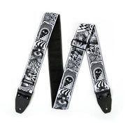 Dunlop - ILOVEDUST Strap Skull Black/White #ILD04